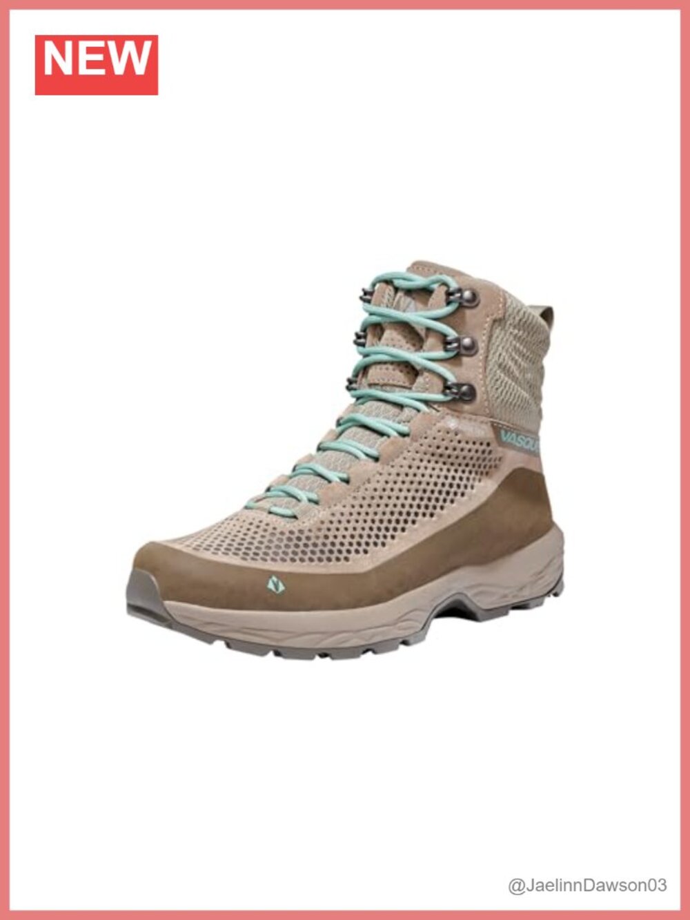 Waterproof Suede Hiking Boot Leather Lace-Up Ankle Boots Outdoor Trail Trekking